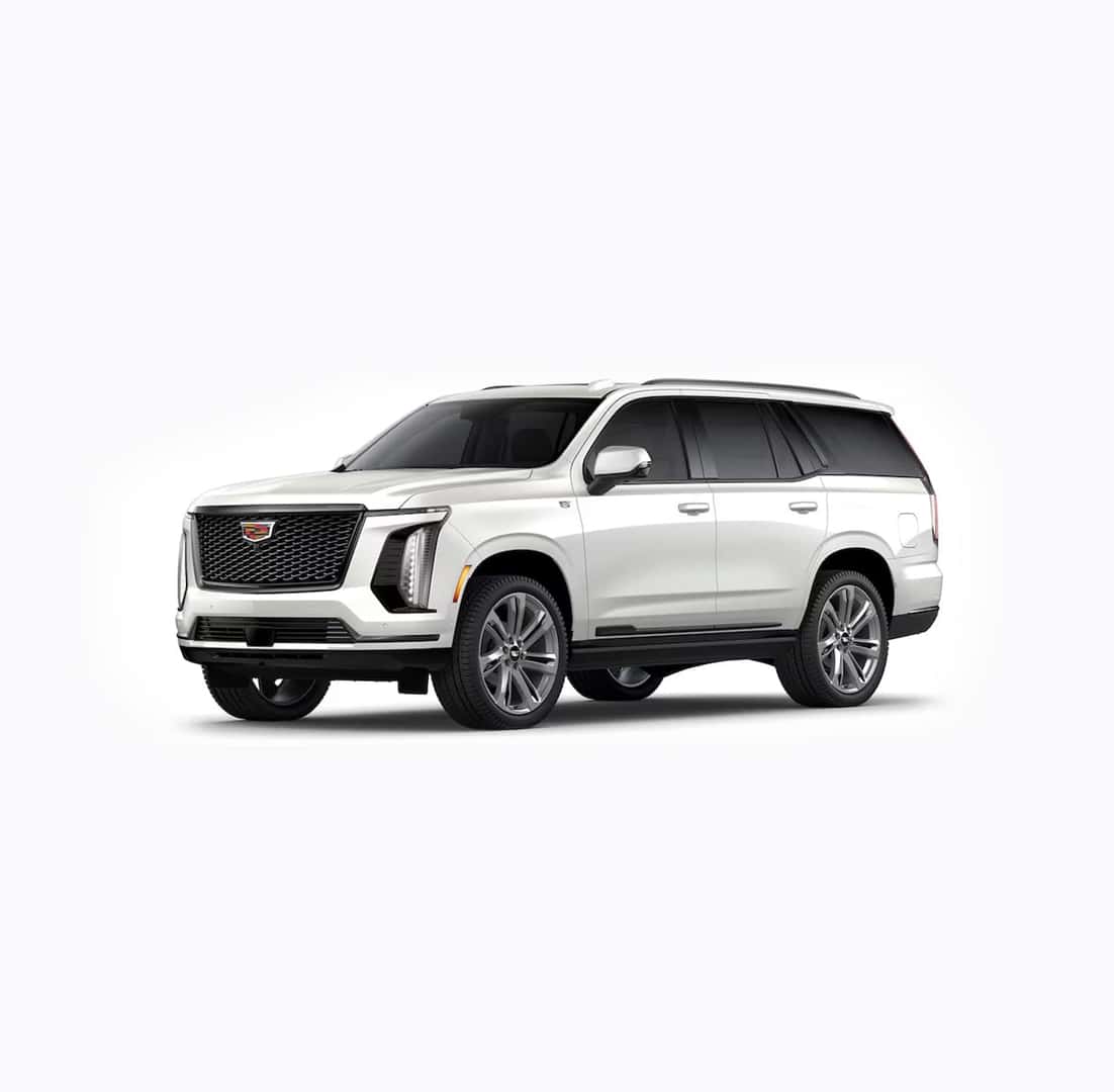 White luxury SUV with sleek design and modern features.