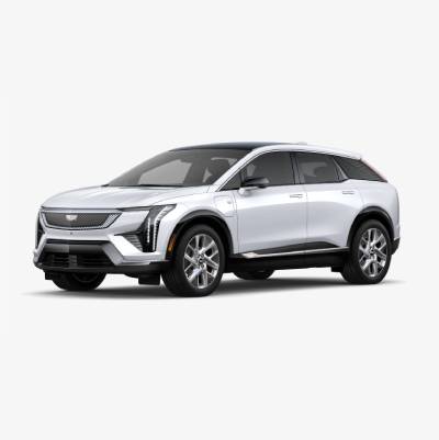 White luxury SUV with sleek design and modern features.